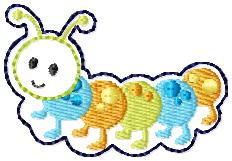 SS Caterpillar Embroidery File