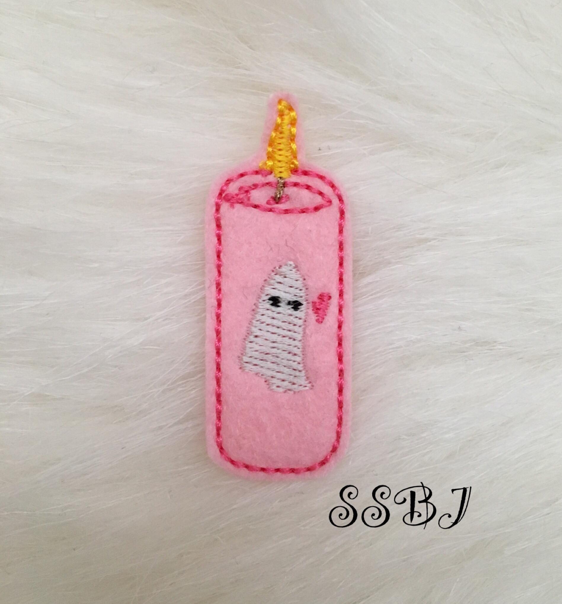 SSBJ Ghost Candle Embroidery File