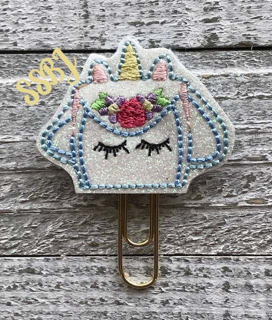 SSBJ Unicorn Backpack Embroidery File