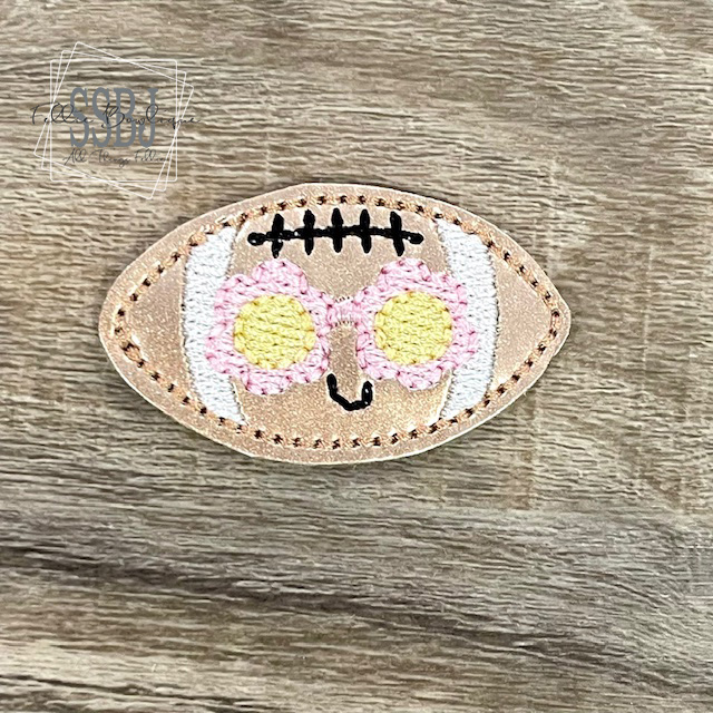 SSBJ Groovy Football Embroidery File