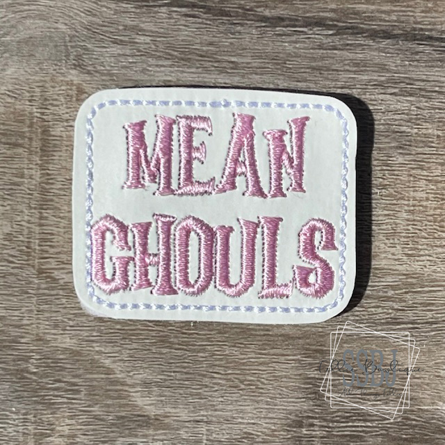 SSBJ MG Mean Ghouls Embroidery File