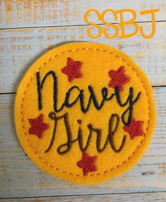 SSBJ Navy Girl Embroidery File