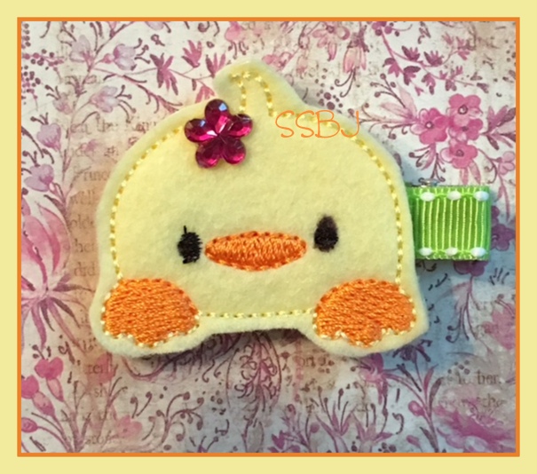 SSBJ Peeking Chick Embroidery File