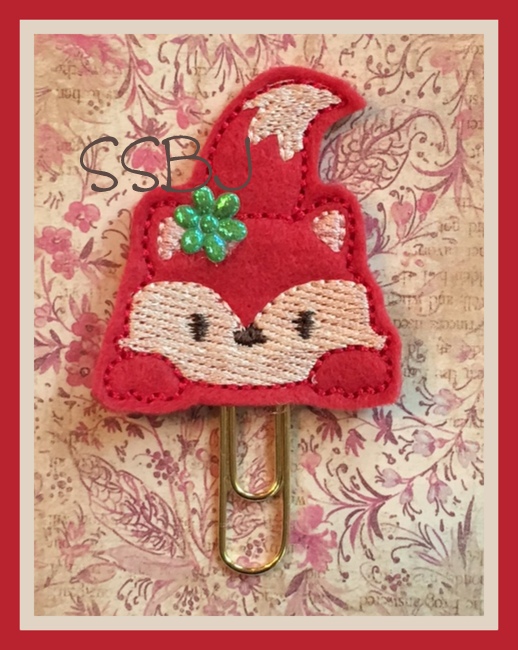 SSBJ Peeking Fox Embroidery File
