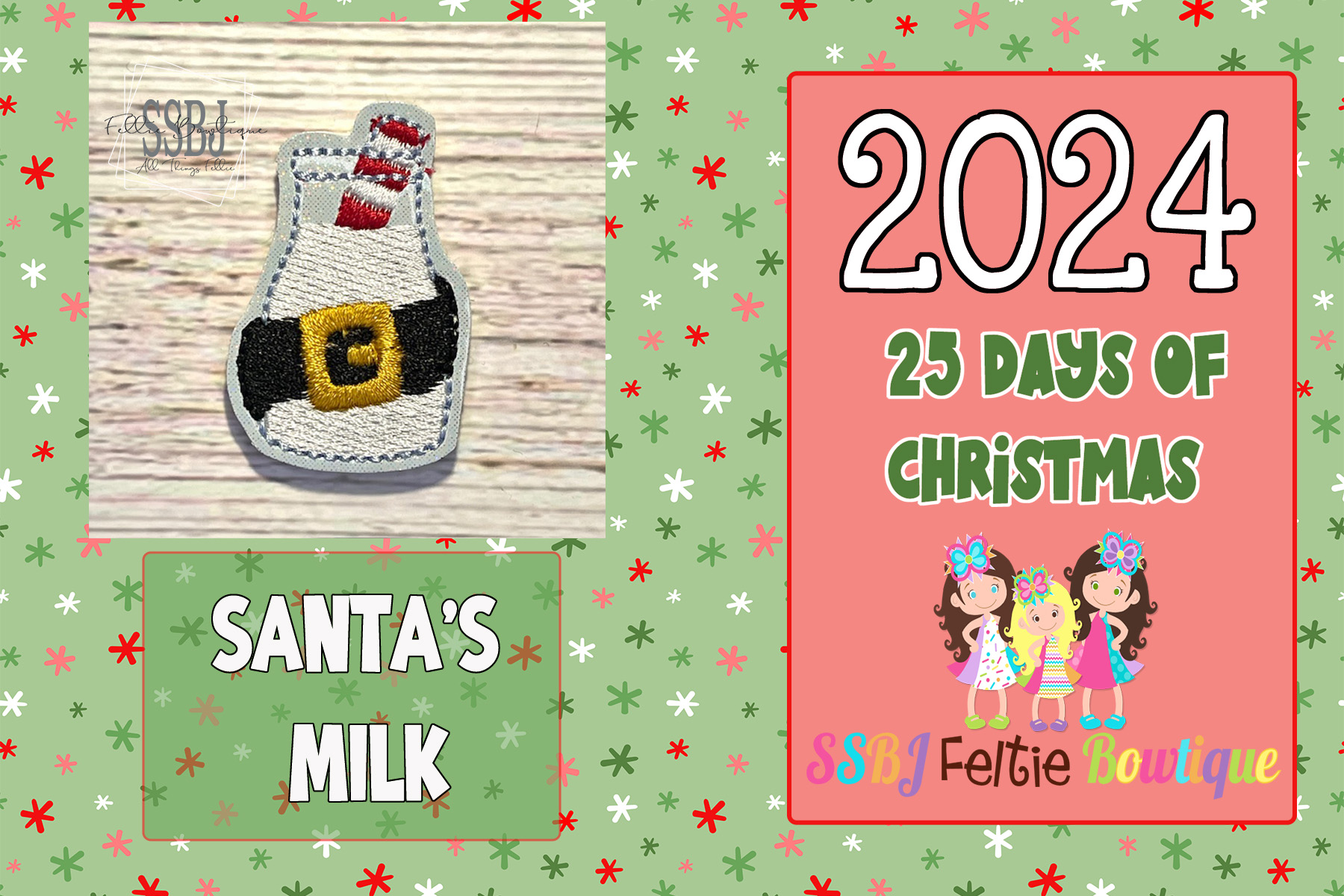 SSBJ Santa's Milk Embroidery File