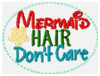 SSBJ Mermaid Hair Embroidery File