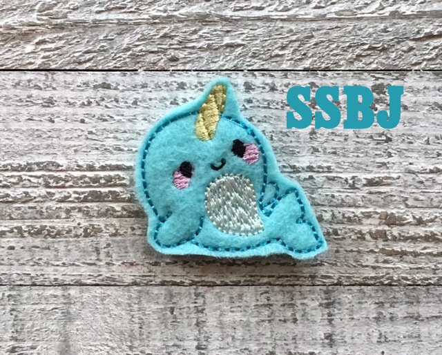 SSBJ Narwhal Embroidery File