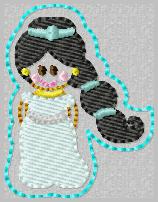 SS Princess Jasmine Embroidery File