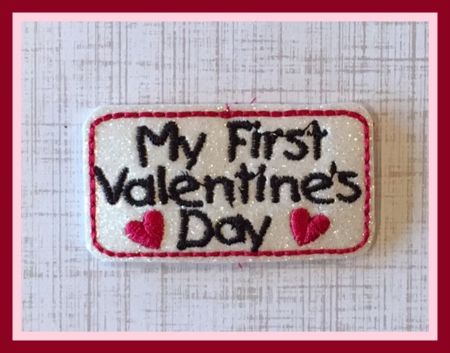 SSBJ My First Valentine Embroidery File