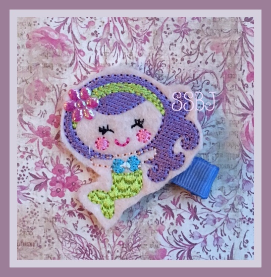 SSBJ Sea Mermaid Embroidery File