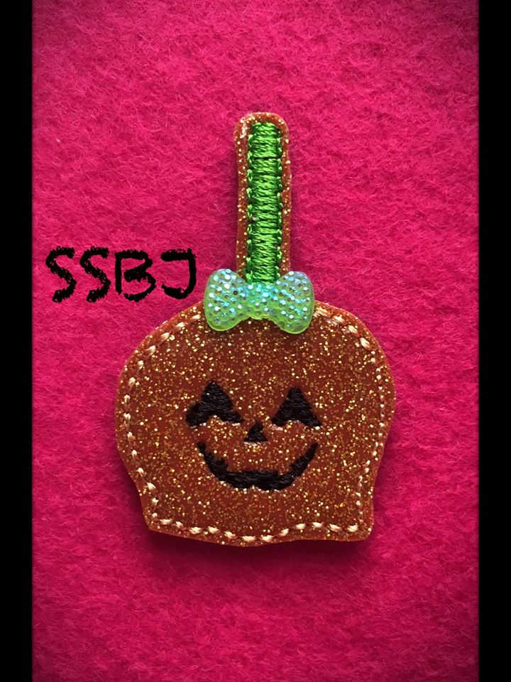 SSBJ Pumpkin Candy Apple Embroidery File